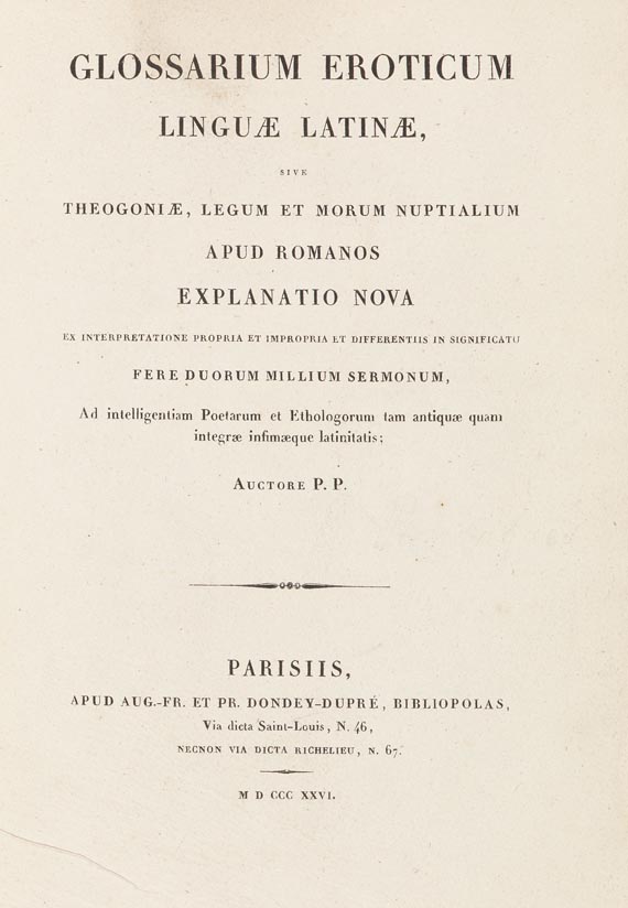 Pierre Pierrugues - Glossarium Eroticum. 1826. - Altre immagini