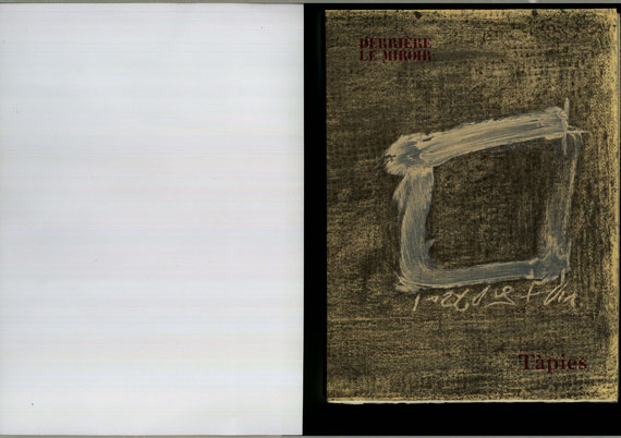 Antoni Tàpies - Derrière le miroir, Tapiès, 1979.