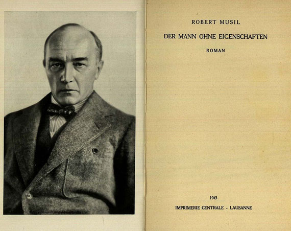 Robert Musil - Der Mann ohne Eigenschaften, Bd. 3, 1943.