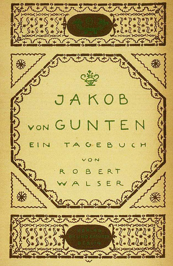 Robert Walser - Poetenleben, 1918 + Jakob. v. Gunten (1909) + Kleine Prosa (1917). Zus. 3 Tle. - Altre immagini