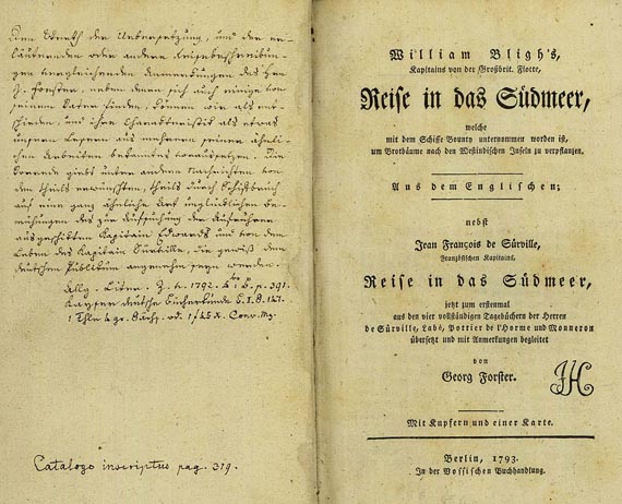 William Bligh - Reise in das Südmeer 1793