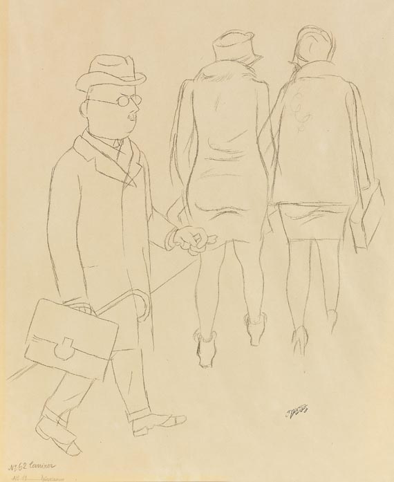 George Grosz - Straßenszene