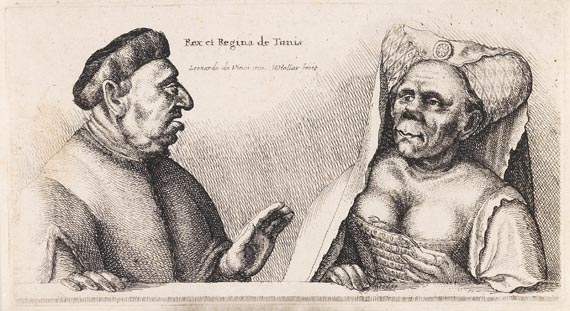 Wenzel Hollar - Rex et Regina de Tunis