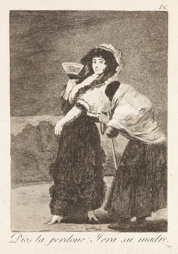 Francisco de Goya - Dios la perdone: Y era su Madre