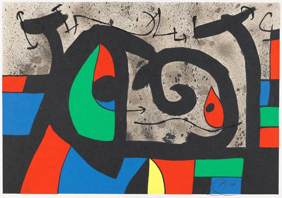 Joan Miró - Aus: Le lézard aux plumes d