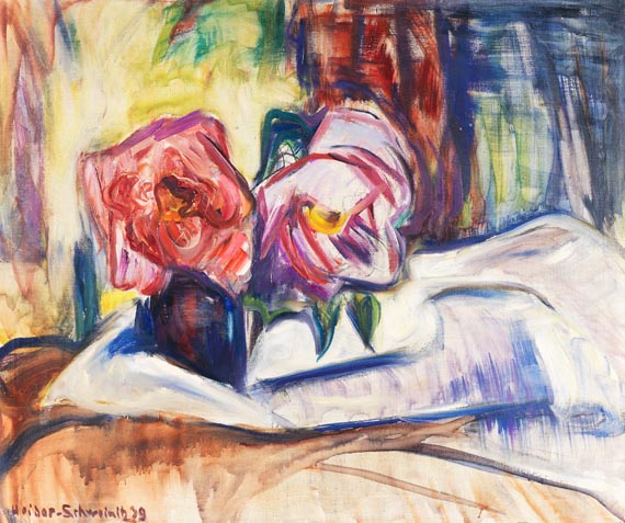 Maria von Heider-Schweinitz - Komposition um Rosen