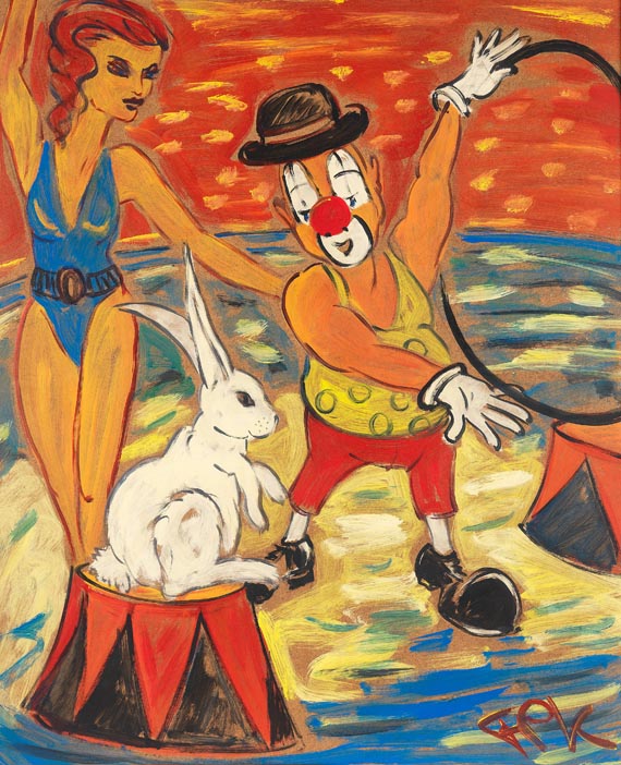 Felix Samuel Pfefferkorn - Show-highlight - the clown and his trained rabbit