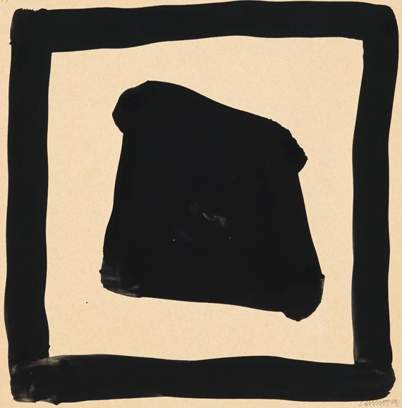 Sol LeWitt - Black Gouache