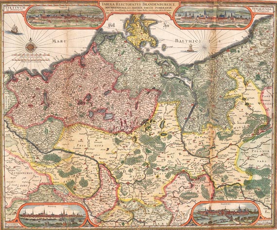 Brandenburg - Tabula electotarus Brandenburgici. 1630.