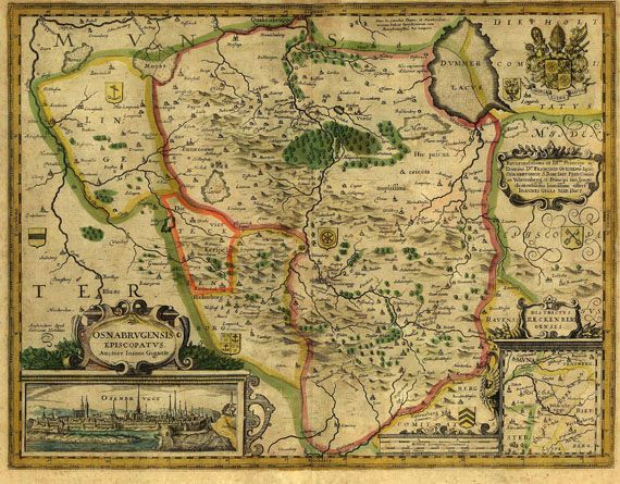  Niedersachsen - Oldenburg + Westfalen + Osnabrück + Niedersachsen 1640 4 Bll.