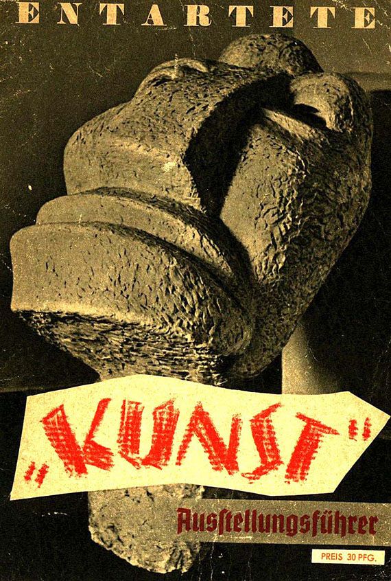   - 4 Ausstellungskataloge (Entart. Kunst, Dt. Kunst, Dt. Kunstausst., fränk. Künstler)