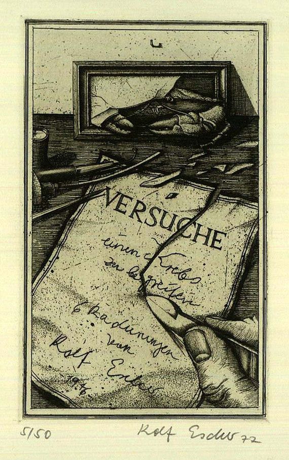 Rolf Escher - Versuche, einen Krebs zu begreifen 1977