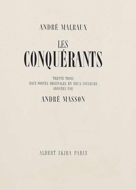 André Masson - Les Conquérants/SC27 - Altre immagini