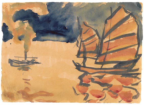 Emil Nolde - Dschunken