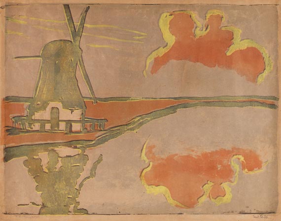 Emil Nolde - Mühle am Wasser