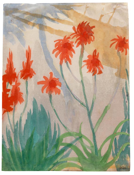 Emil Nolde - Rote Blüten