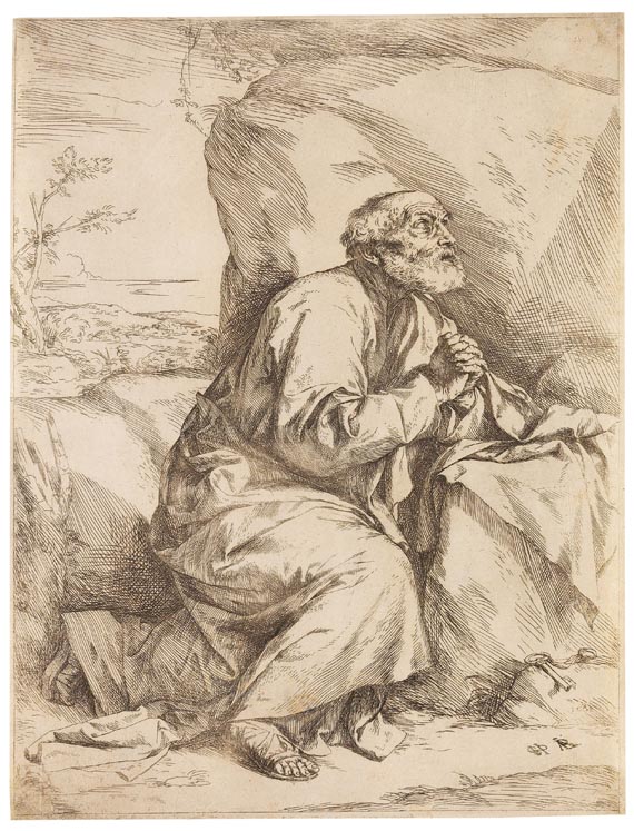 Jusepe de Ribera gen. Lo Spagnoletto - Die Buße des Heiligen Petrus
