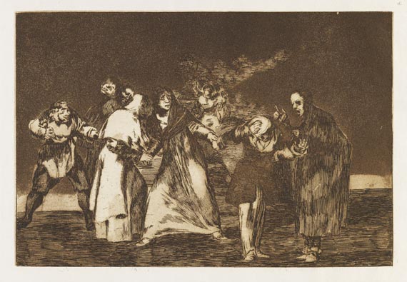 Francisco de Goya - Sanan cuchilladas más no malas palabras