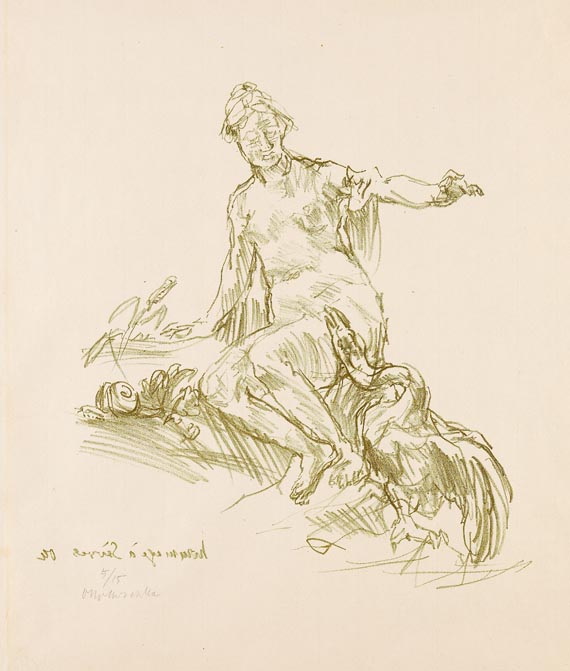 Oskar Kokoschka - Leda und der Schwan