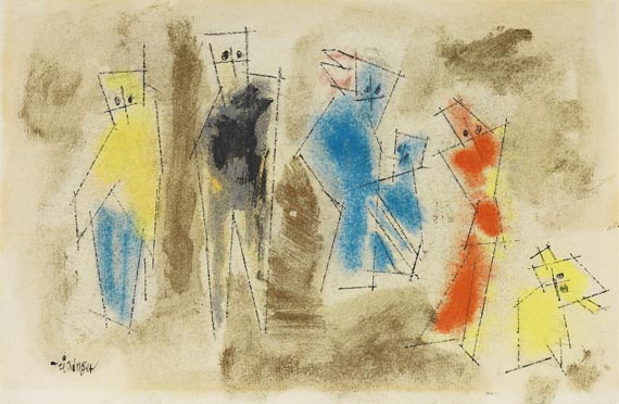 Lyonel Feininger - Six Manikins