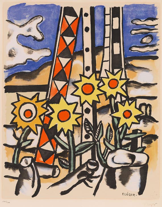 Fernand Léger - Nach - Cinq tournesols