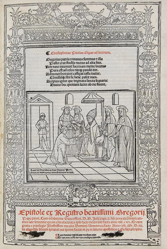  Gregorius I. - Epistolae ex registratro, Venedig, 1504.