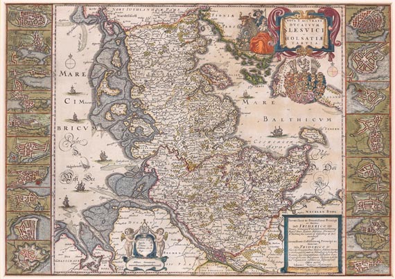 Schleswig-Holstein - Nova & accurata ducatuum Slesvici et Holsatiae tabula.