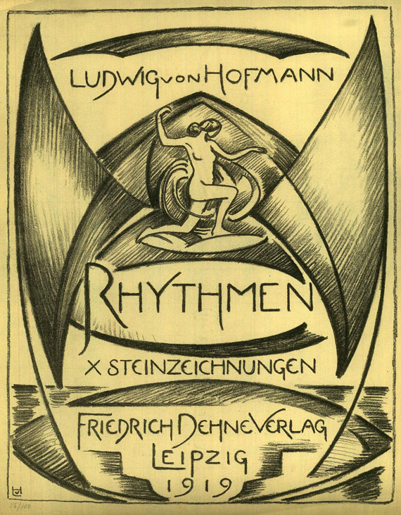 Ludwig von Hofmann - Rhythmen. 1919. 8 Blatt