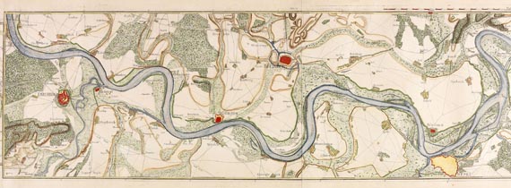  Niederrhein - Wiebeking, C. F. von, Hydrographisch u. militair. Karte ... Nieder Rhein. - Altre immagini