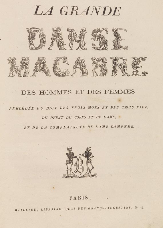 Totentanz - La grande danse macabre. ca. 1880