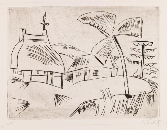 Karl Schmidt-Rottluff - Landschaft aus Sehlendorf