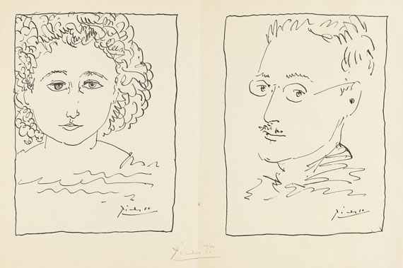 Pablo Picasso - À la mémoire de Julius et Ethel Rosenberg, exécutés le 19 Juin 1953