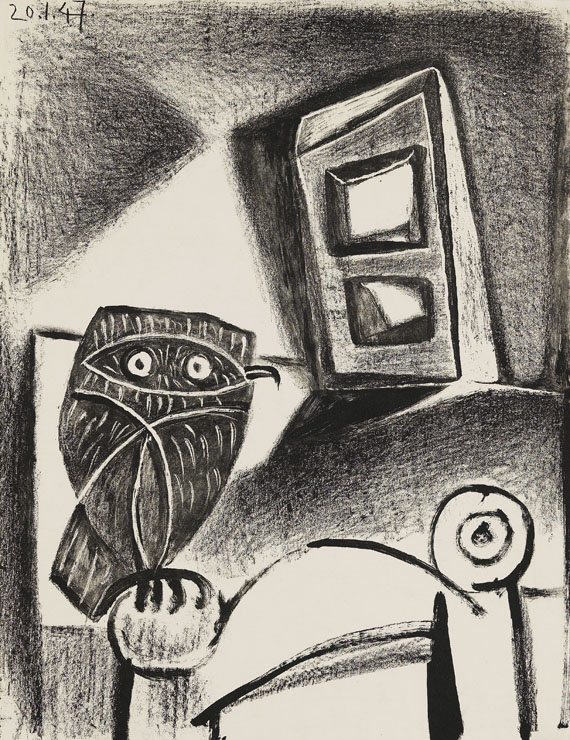 Pablo Picasso - Hibou à la chaise