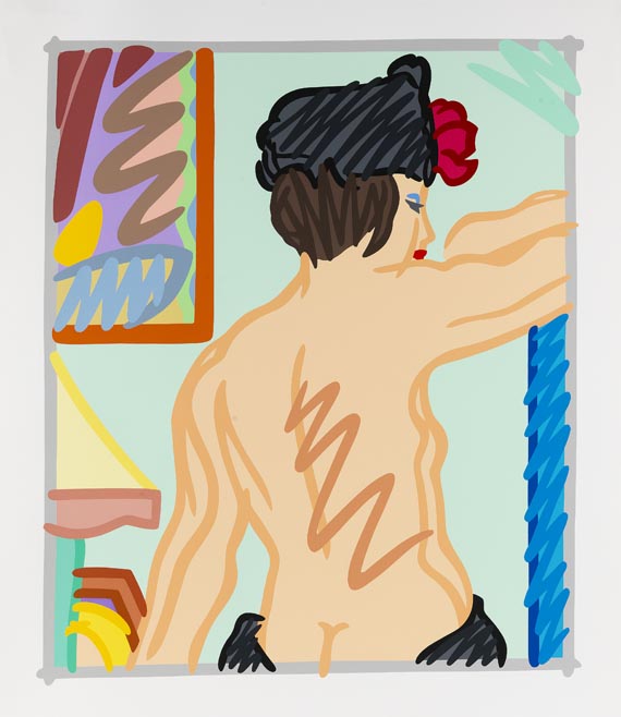 Tom Wesselmann - Judy with black hat.