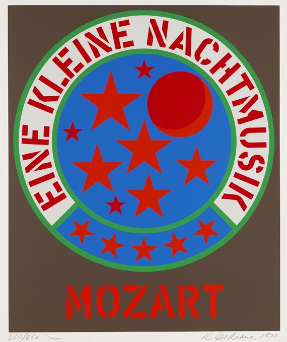 Robert Indiana - 5 Blätter: Eine kleine Nachtmusik, Picasso, The Santa Fe Opera, Decade: Autoportrait 1969, The Bridge - Altre immagini