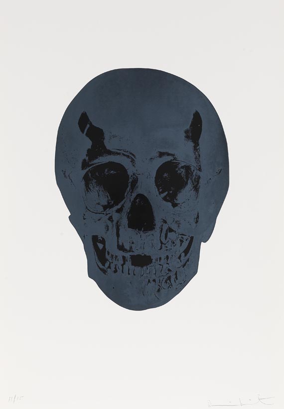 Damien Hirst - Lime Green/Racing Green Skull