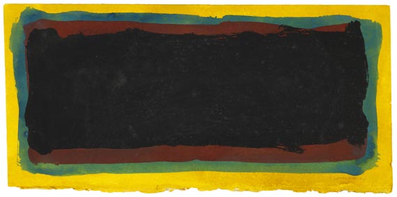 Sol LeWitt - Irregular Yellow, Blue, Red and Black