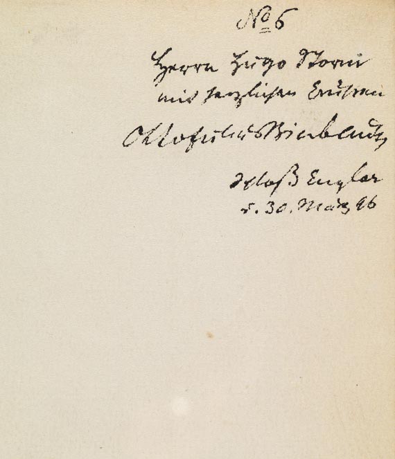 Otto Julius Bierbaum - Die Freiersfahrten. 1896