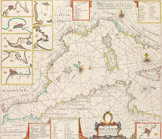 Mittelmeer - Wester Deel de Middelandsche Zee. (11).