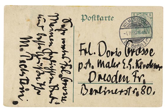 Hermann Max Pechstein - Orig.-Zeichnung mit Unterschrift. 1910 - Altre immagini