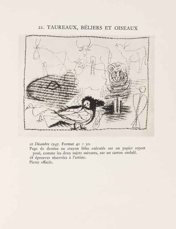 Pablo Picasso - Lithographe. 4 Bde. 1949-64 - Altre immagini