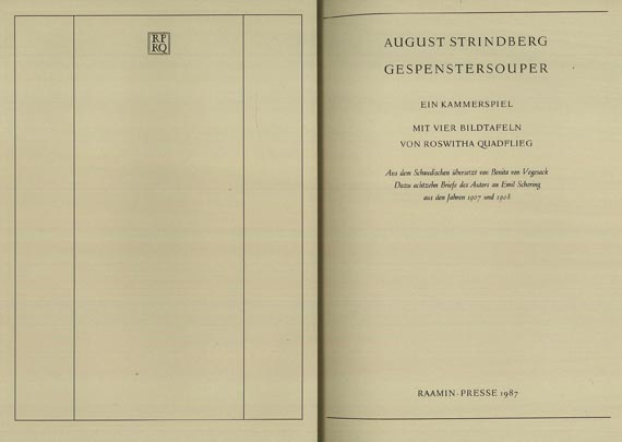 Raamin-Presse - Strindberg: Gespenstersouper. 1987