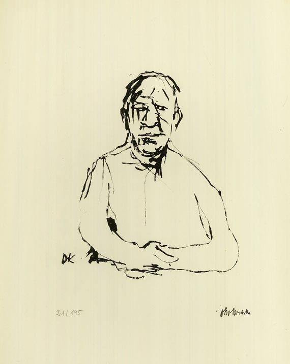 Oskar Kokoschka - Florentiner Skizzenbuch. 1972. Dabei: Griechisches Skizzenbuch. - Kokoschka und Hellas.