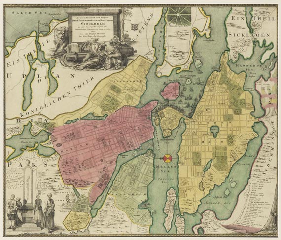  Schweden - 1 Bl. Stockholm. J. B. Homann, ca. 1720