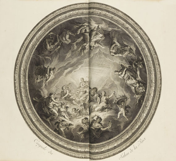   - La grande galerie de Versailles. 1752