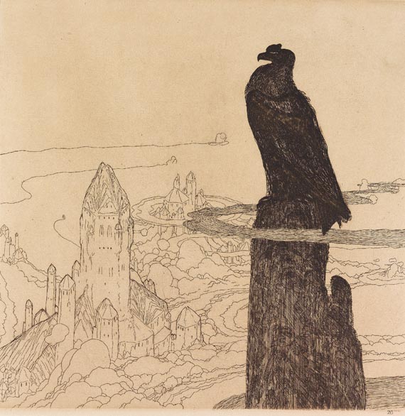 Wenzel Hablik - Schaffende Kräfte. 1909