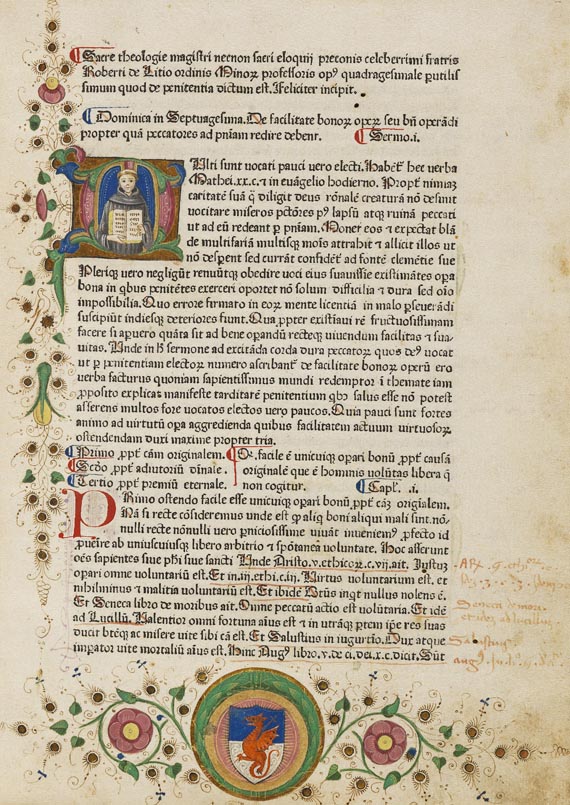 Robertus Caracciolus - Quadragesimale. 1472  24(S20)