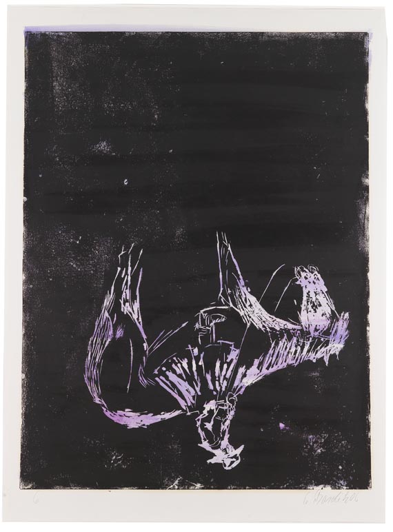 Georg Baselitz - Das Pferd