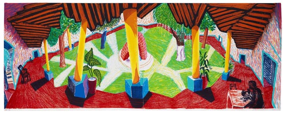 David Hockney - Hotel Acatlan two weeks later