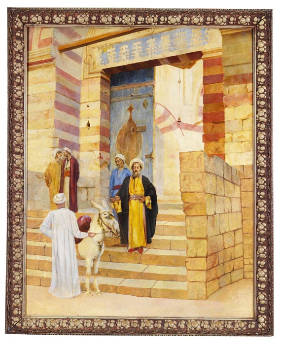 Hans Paul Caulier - Orientalische Szene vor dem Palast